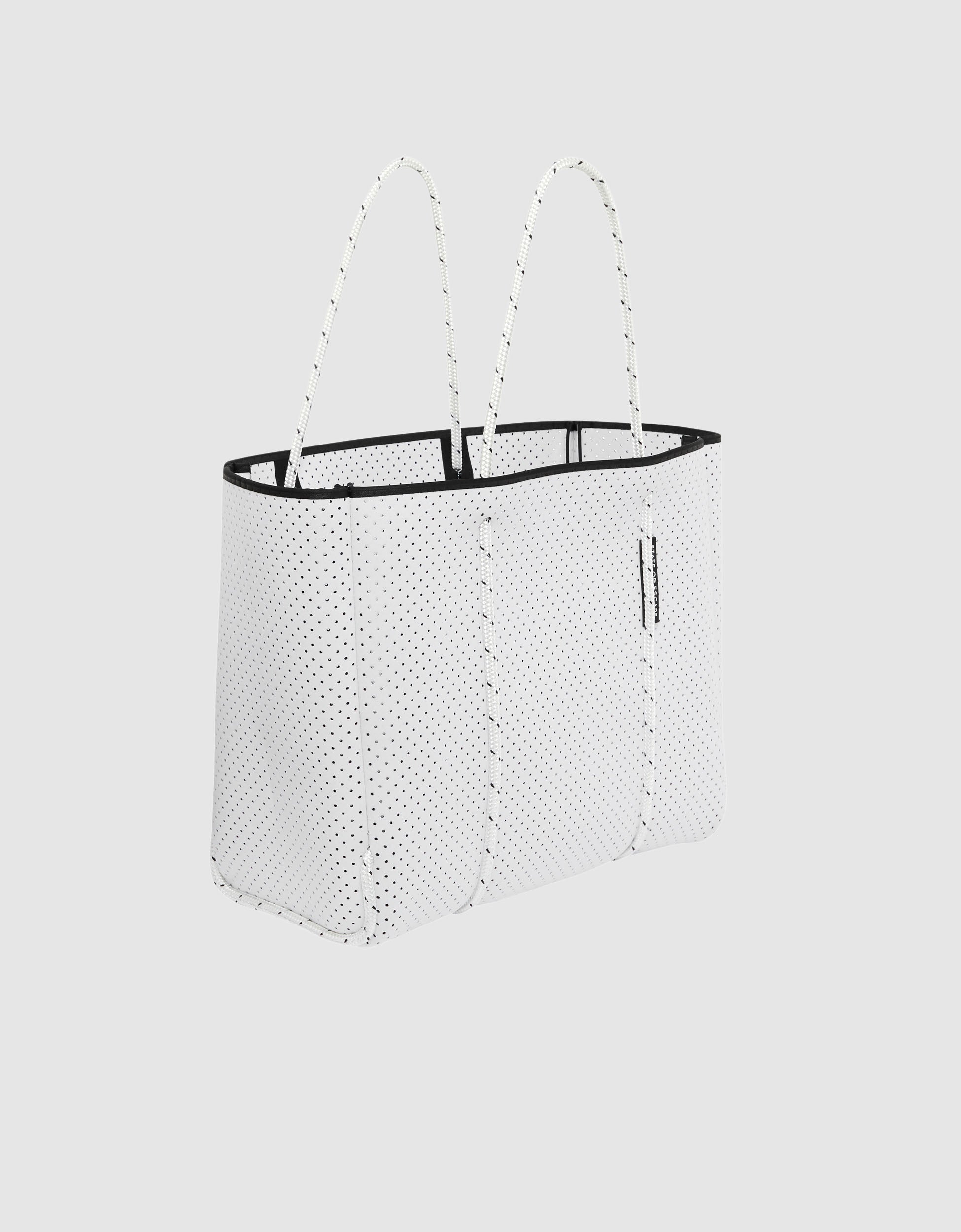 Flying Solo tote in highlight fleck white – State of Escape