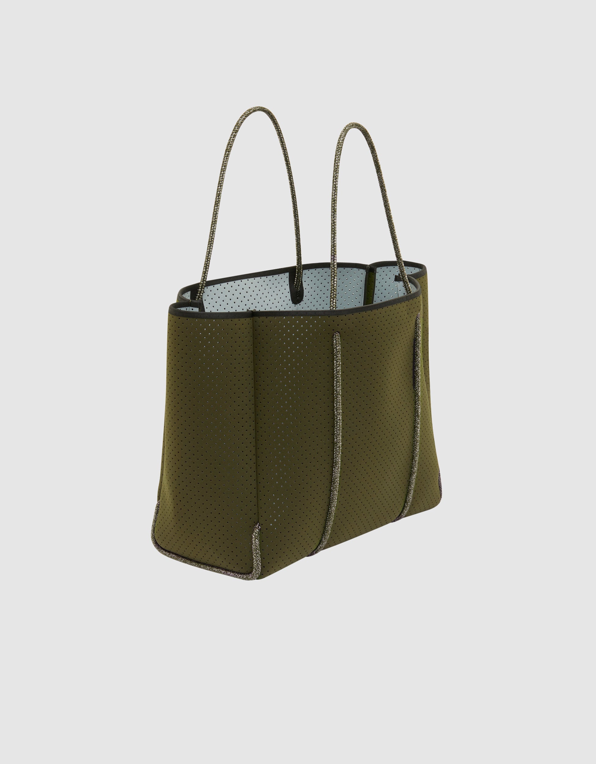 Flying Solo tote in khaki / grey (dual tone) – State of Escape