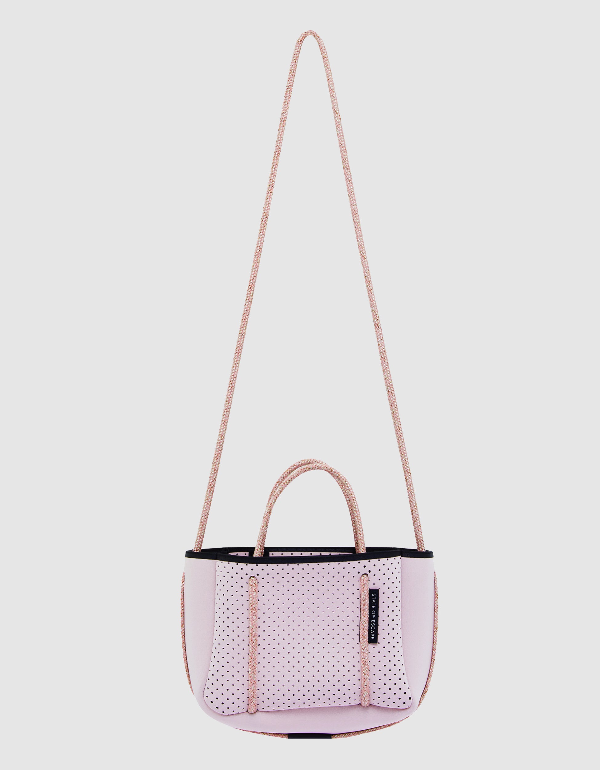 Micro Tote Bag In Pink Mist – State of Escape