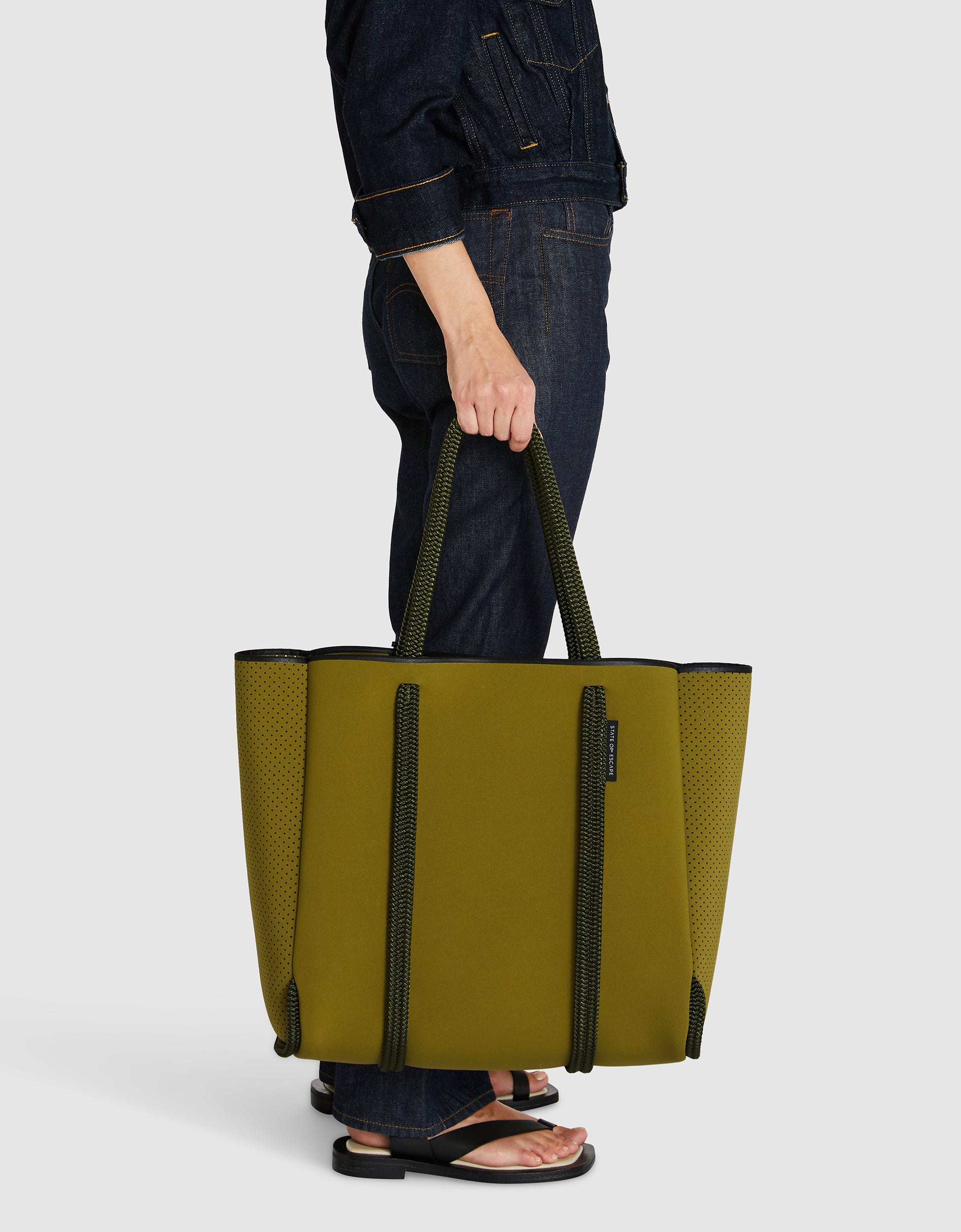 Satellite City Tote In Cactus – State of Escape