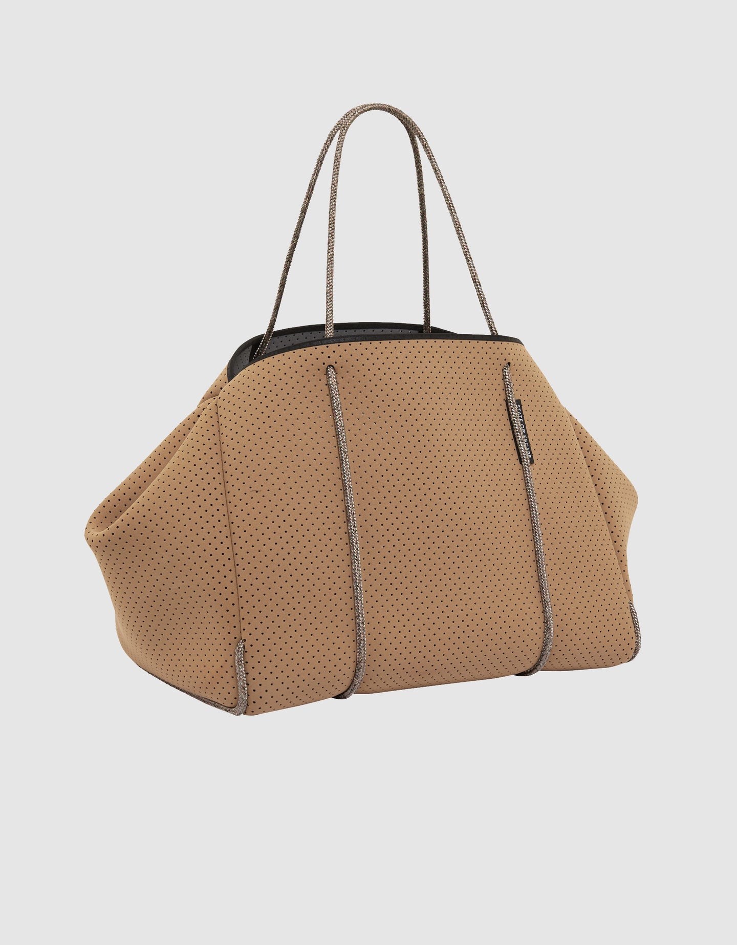 Escape™ tote in caramel / steel (dual tone) – State of Escape