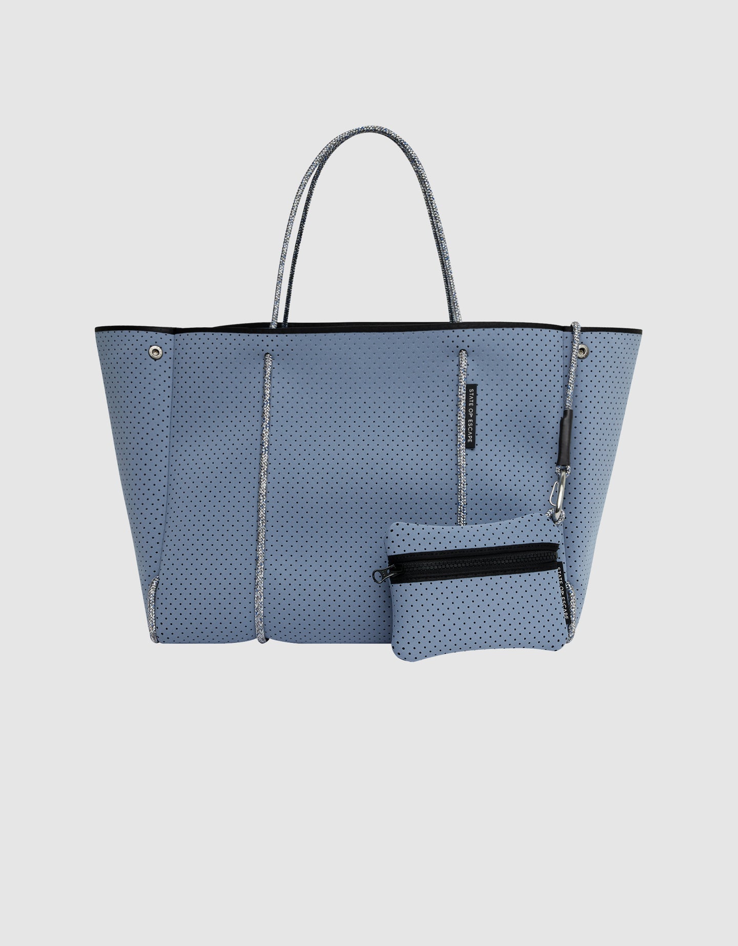 Escape™ tote in washed lapis – State of Escape