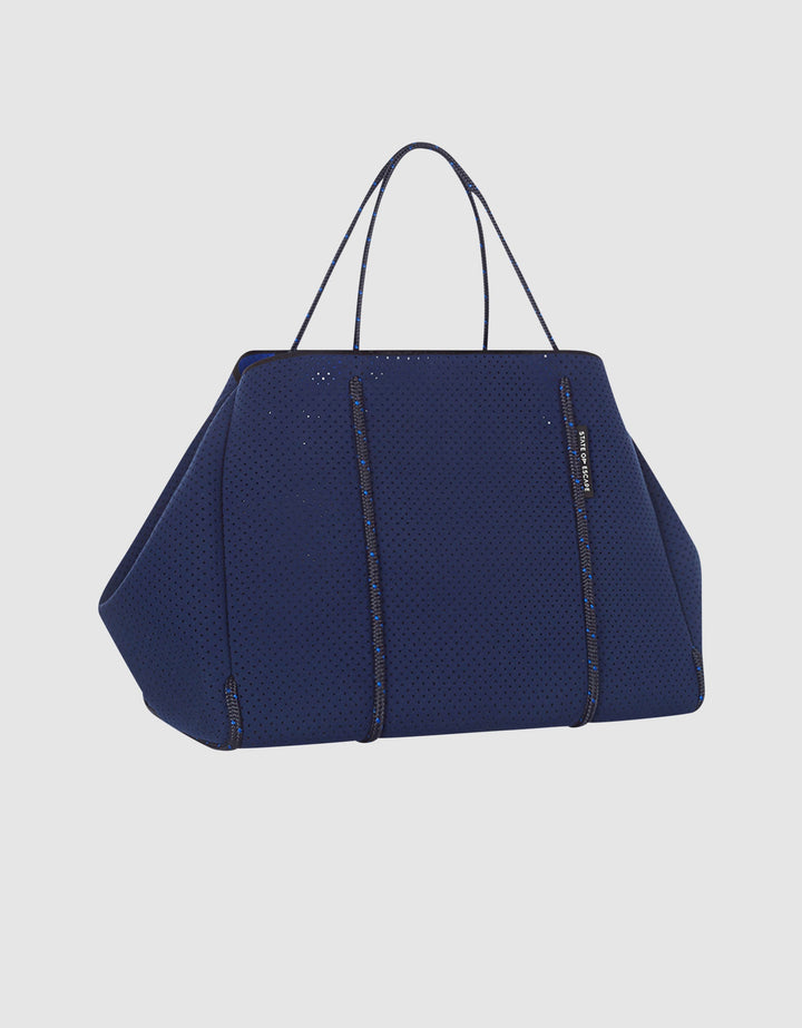 Neon Tote Bag in Navy Electric Blue – State of Escape