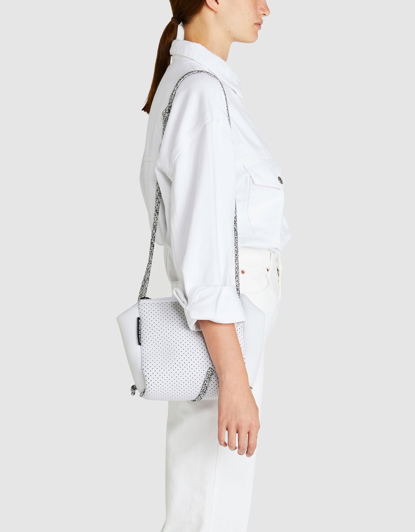 Festival Mini Crossbody Bag in White | State of Escape