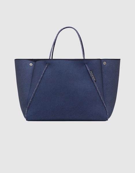 Guise Tote Bag-Dark Denim Print |State of Escape