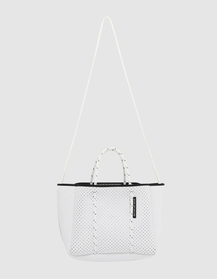 Petite Escape Tote In Highlight Fleck White – State of Escape