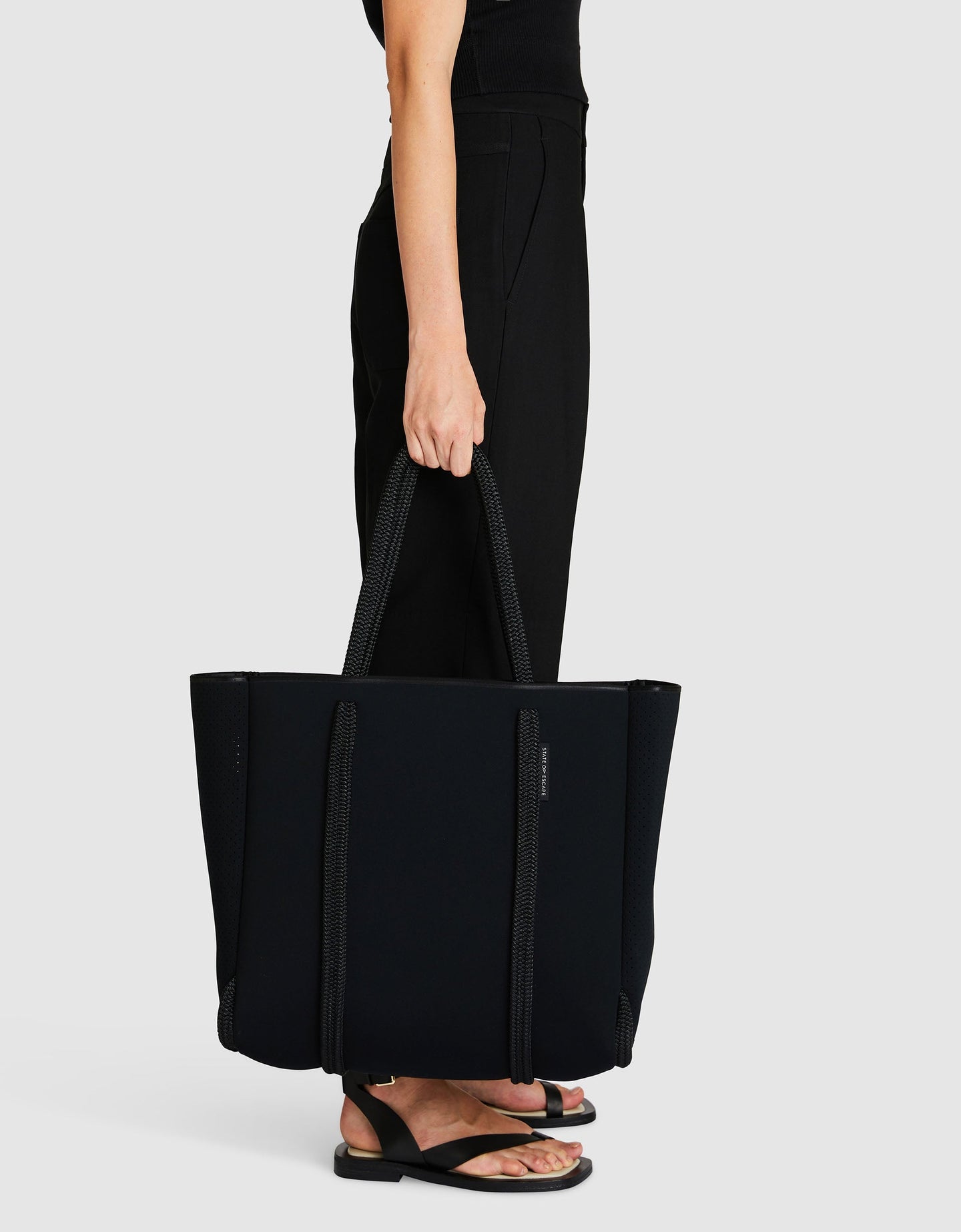 Satellite City Tote In Black – State of Escape