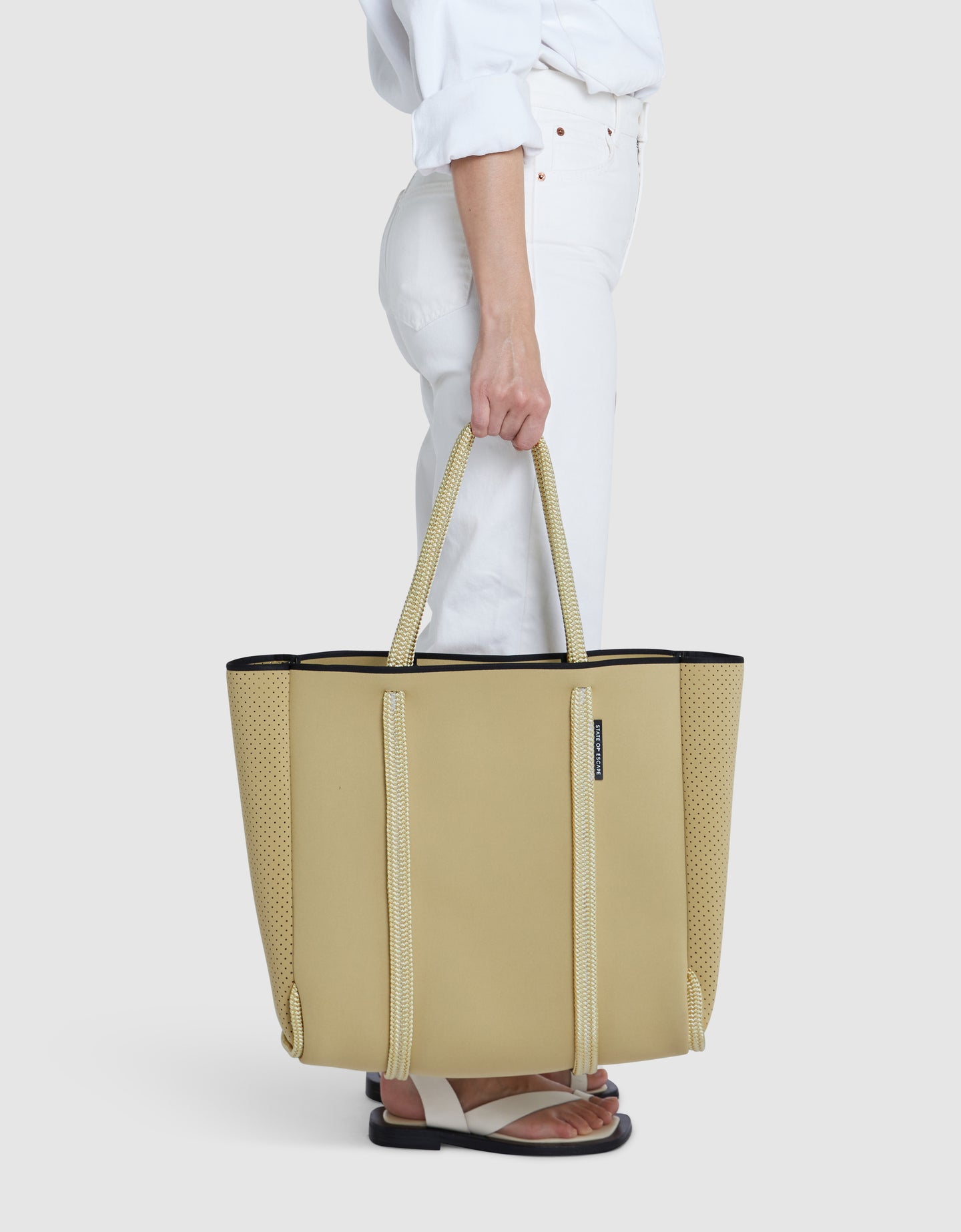 Satellite City tote in Washed Gold - State of Escape